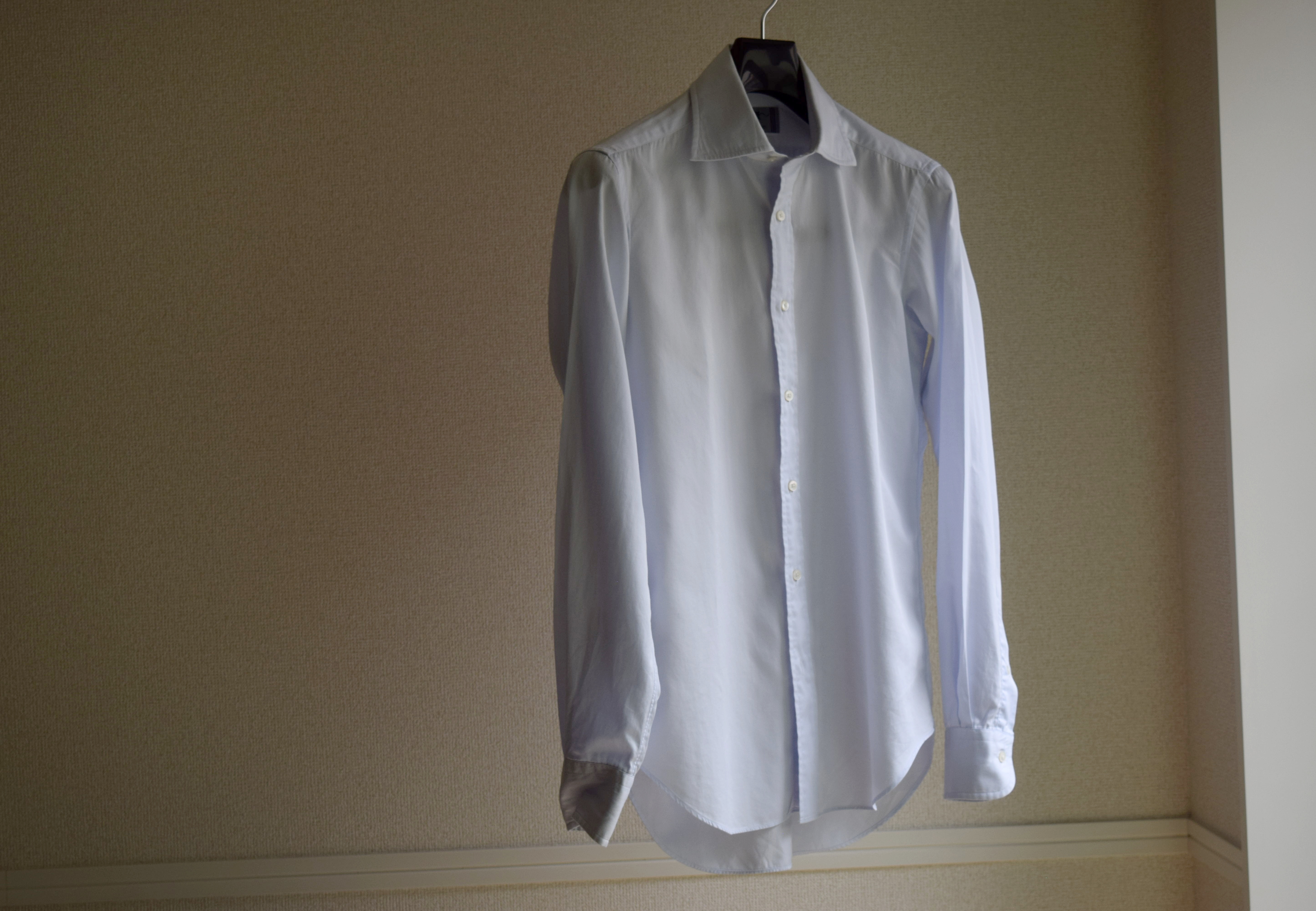 シャツno 178 鎌倉シャツの400番手シャツ パターンオーダー シャツと休む